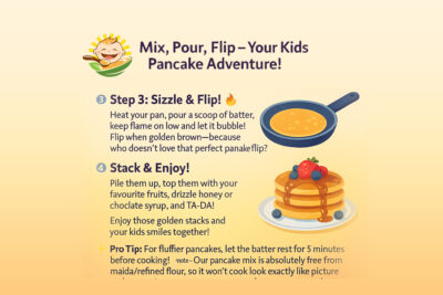 Choco Ragi Pancake Mix - Image 3